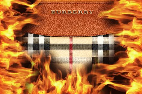 burberry news burning clothes